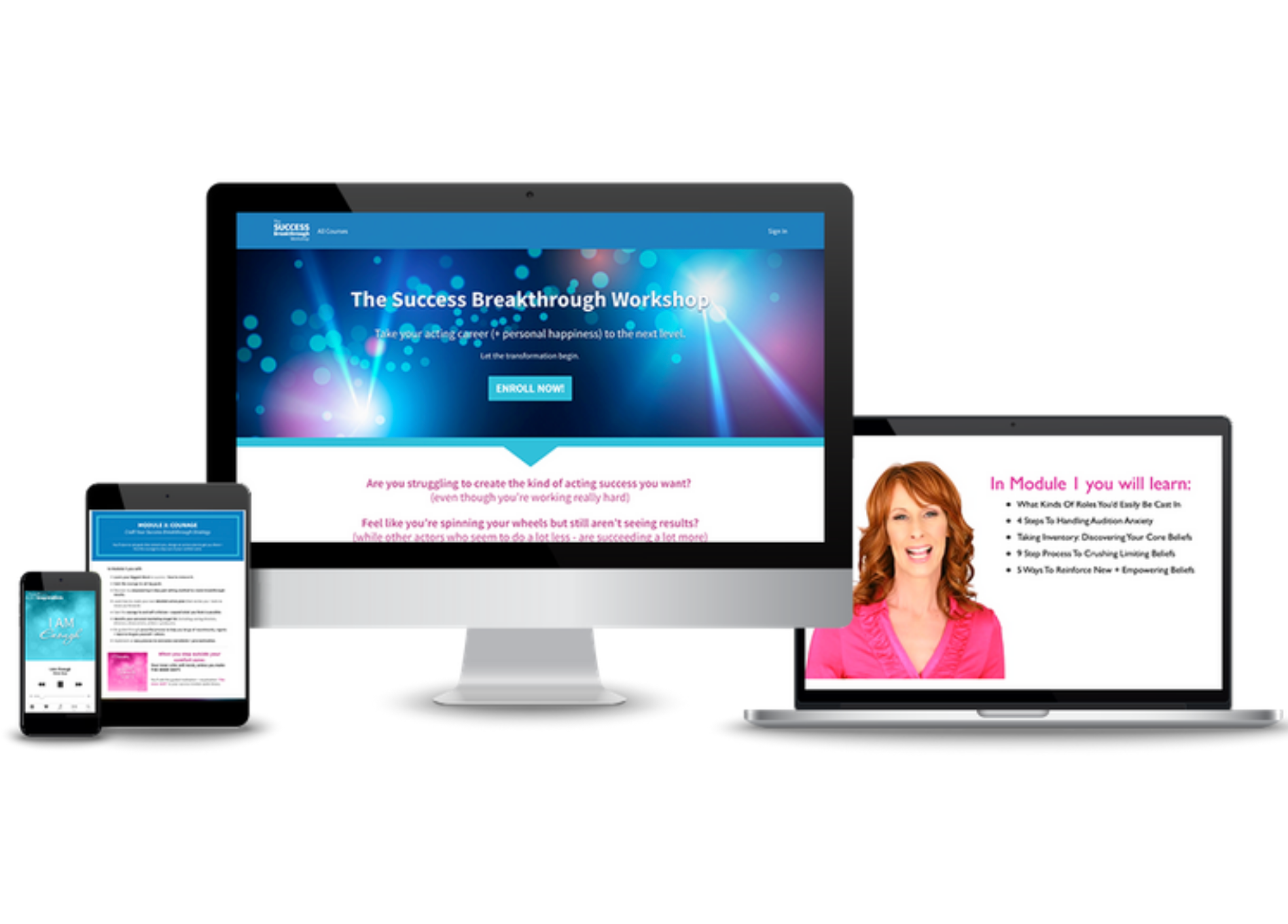 Online Course on all devices