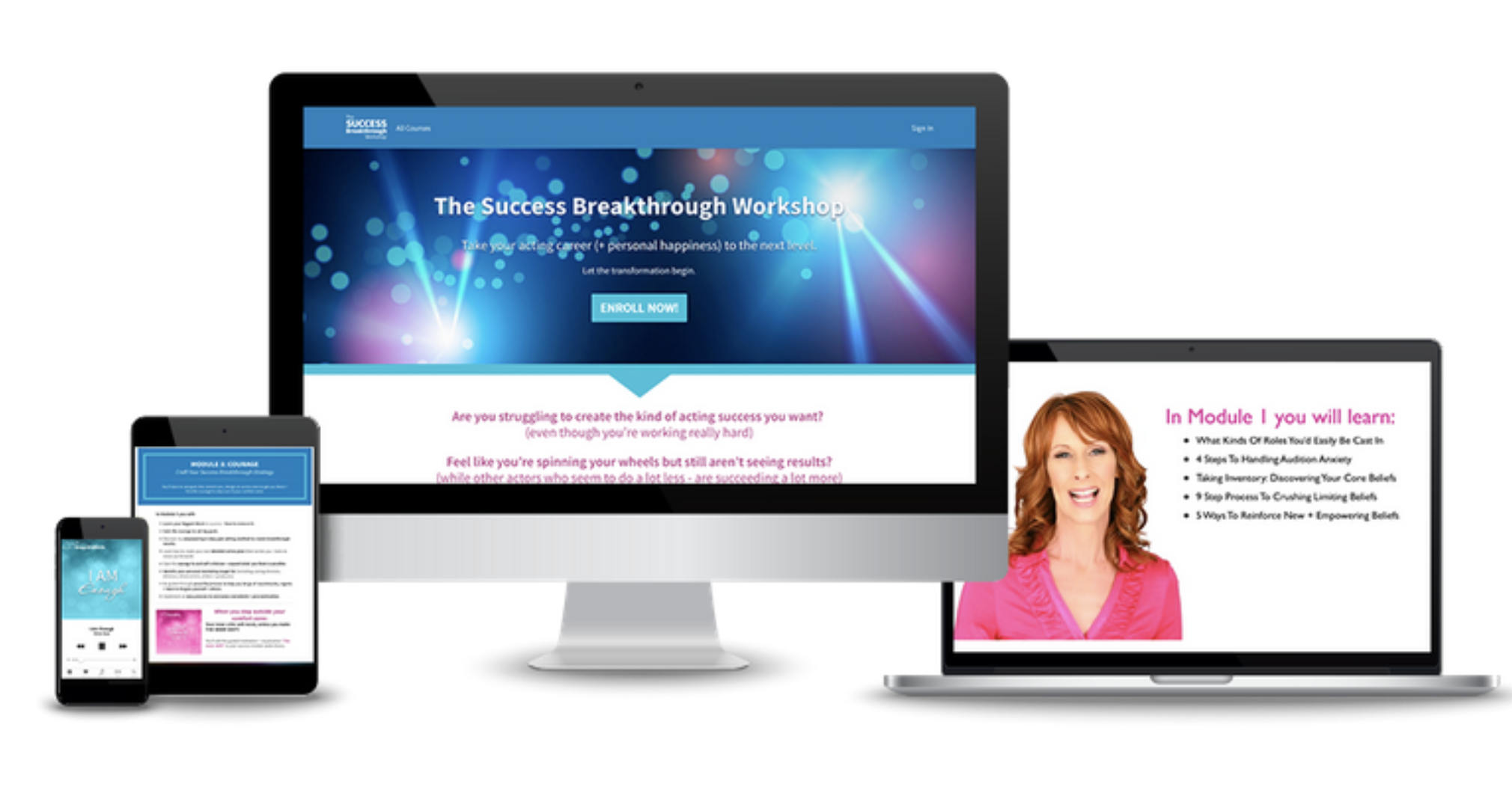 Online Course on all devices