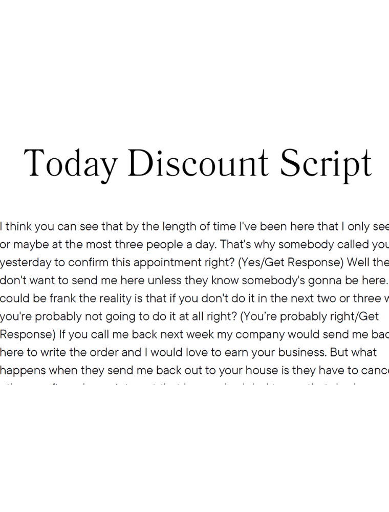 Today Discount Script partial preview