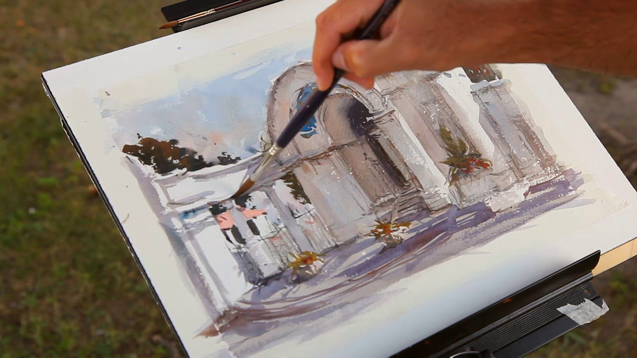 Watercolor Foundations lesson artwork preview