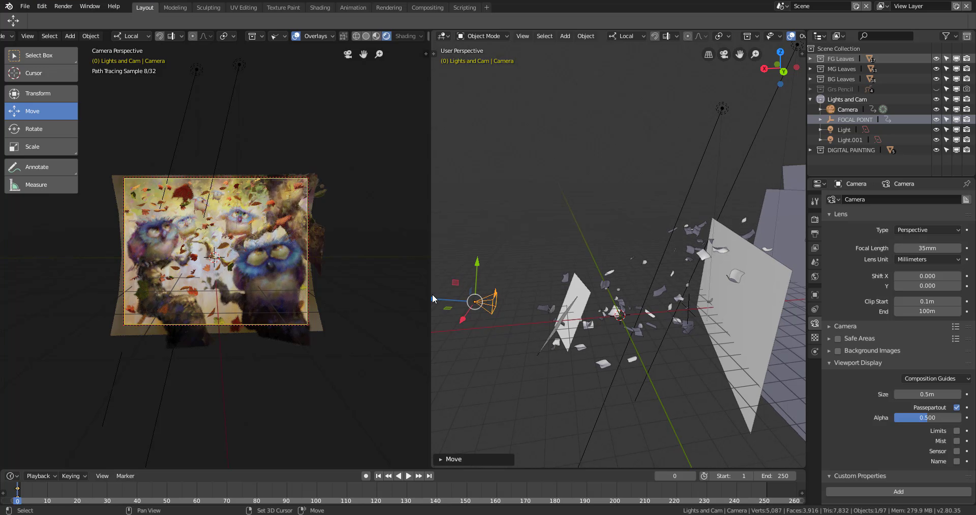 Using 3D Techniques with Digital Painting lesson artwork preview