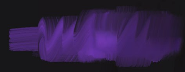 Brush stroke sample 4